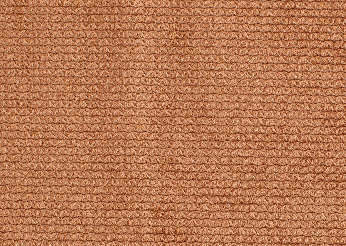 BOXSPRINGSOFA in Flachgewebe Rostfarben  - Rostfarben/Schwarz, Konventionell, Textil/Metall (204/93/100cm) - Livetastic