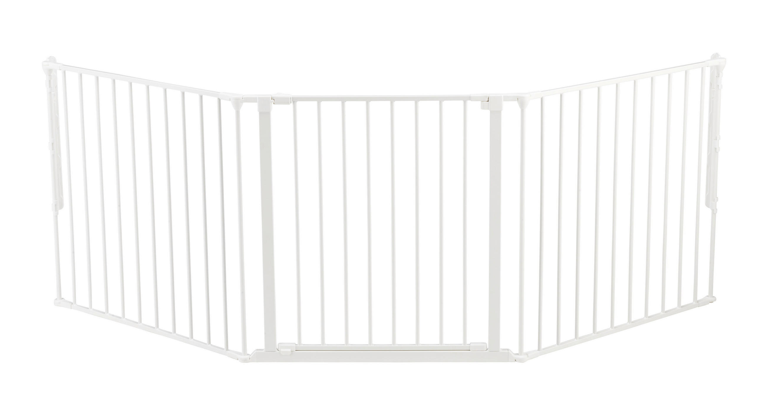 ZÁBRANA KE SCHODŮM - bílá, Basics, kov/plast (223/70,5cm) - Baby Dan