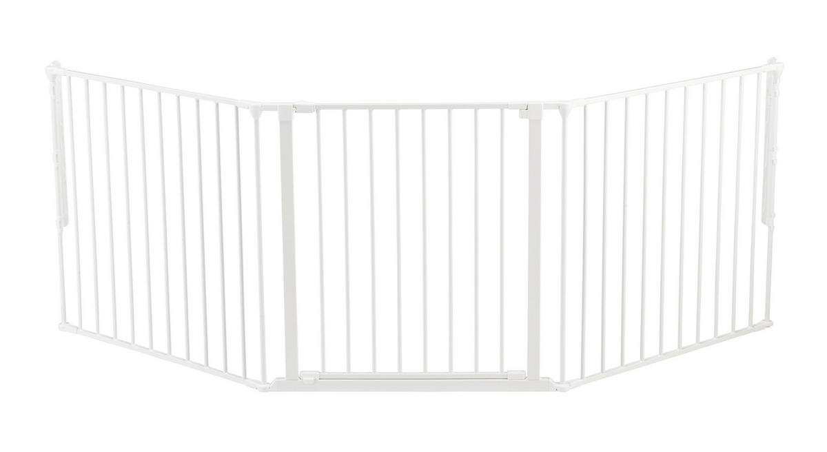 TREPPENSCHUTZGITTER zum Schrauben 223/70,5 cm  - Weiß, Basics, Kunststoff/Metall (223/70,5cm) - Baby Dan