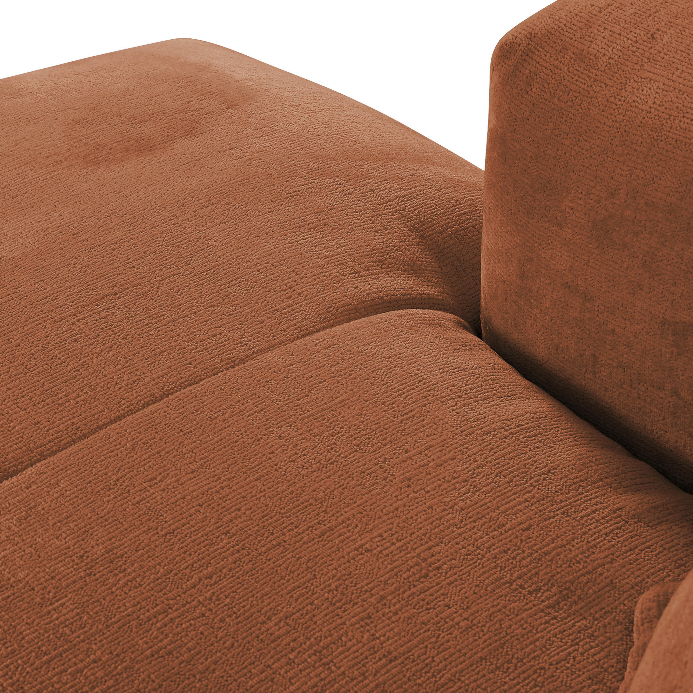 ECKSOFA in Chenille Braun  175/280 cm  - Schwarz/Braun, Design, Kunststoff/Textil (175/280cm) - Landscape