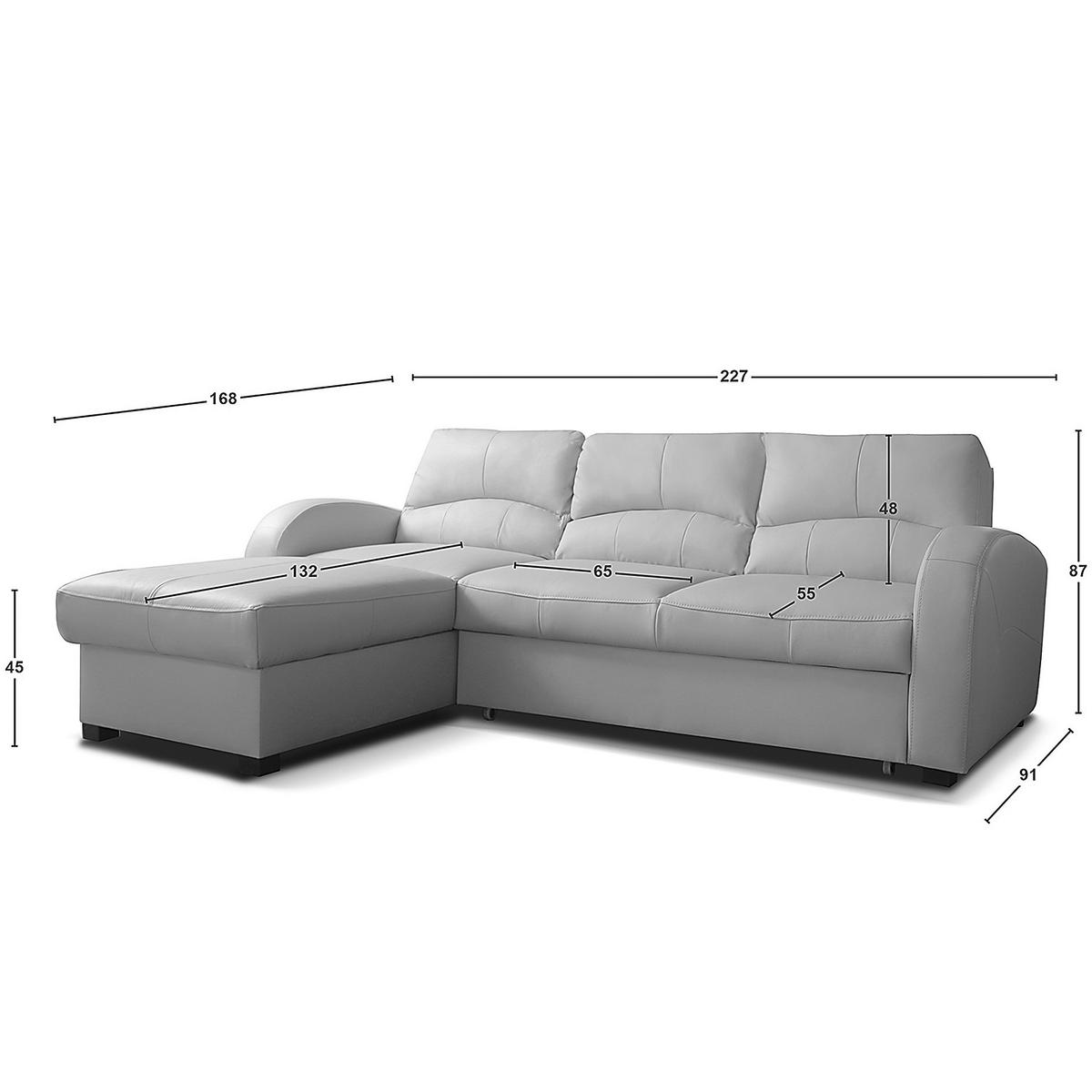 ECKSOFA in Lederlook Echtleder Dunkelbraun  - Dunkelbraun/Schwarz, Design, Leder/Kunststoff (168/227cm) - Livetastic