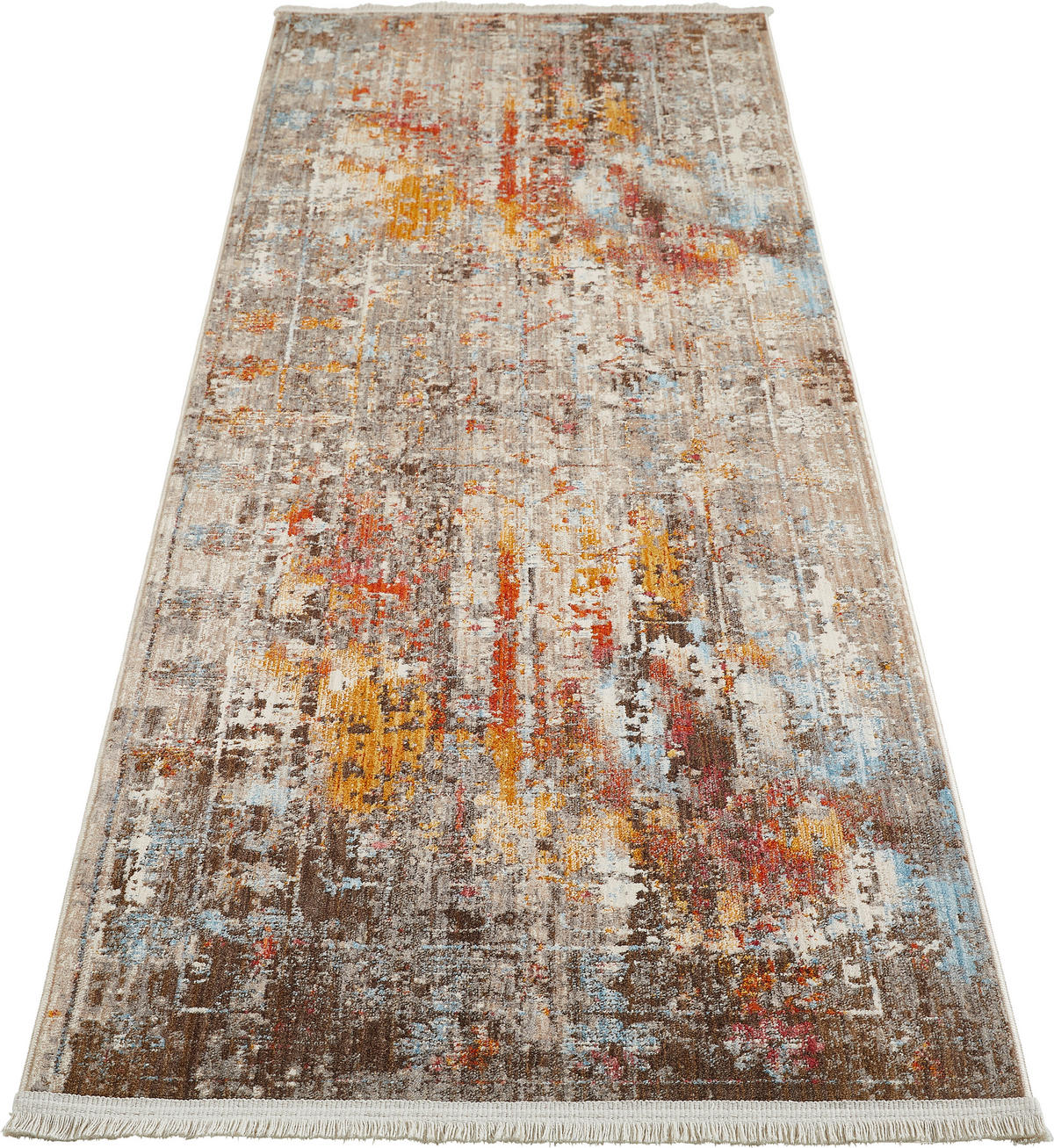 LÄUFER 70/240 cm Samarkand  - Multicolor/Grau, LIFESTYLE, Kunststoff/Textil (70/240cm) - Novel