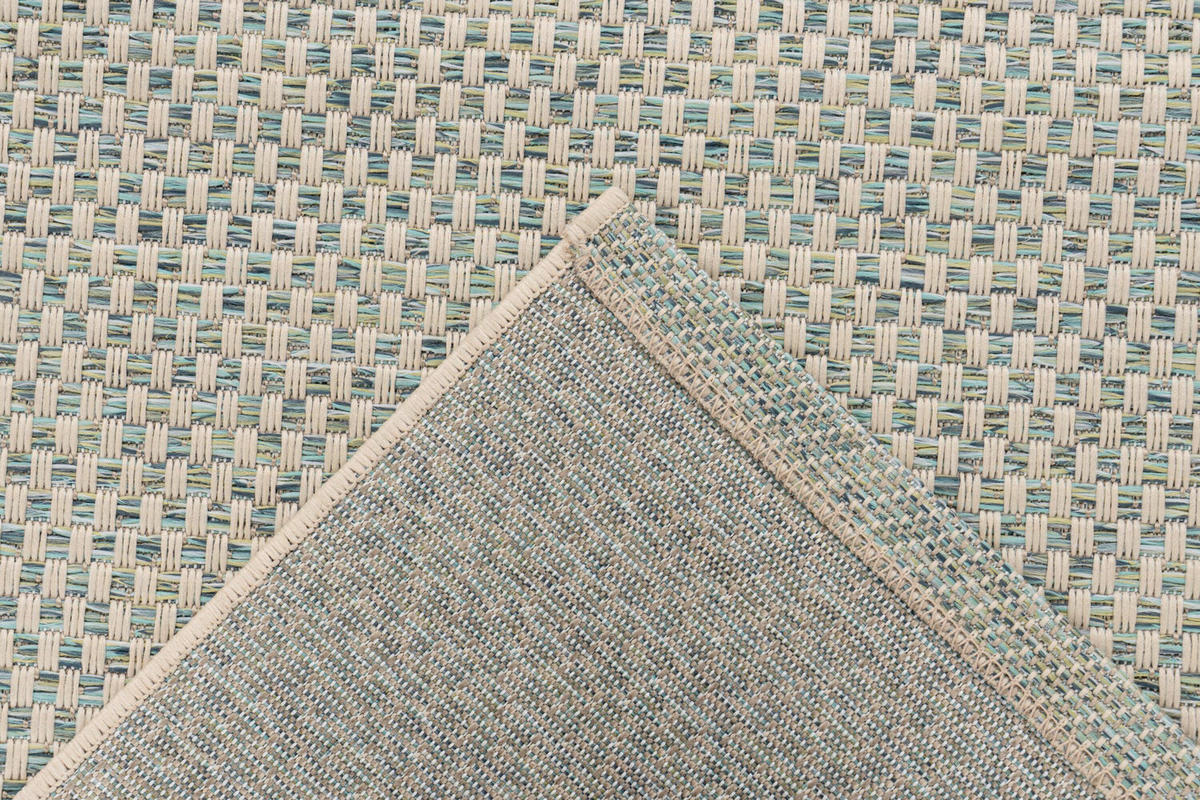 FLACHWEBETEPPICH 200/290 cm Blau  - Blau, Basics, Textil (200/290cm) - Kayoom