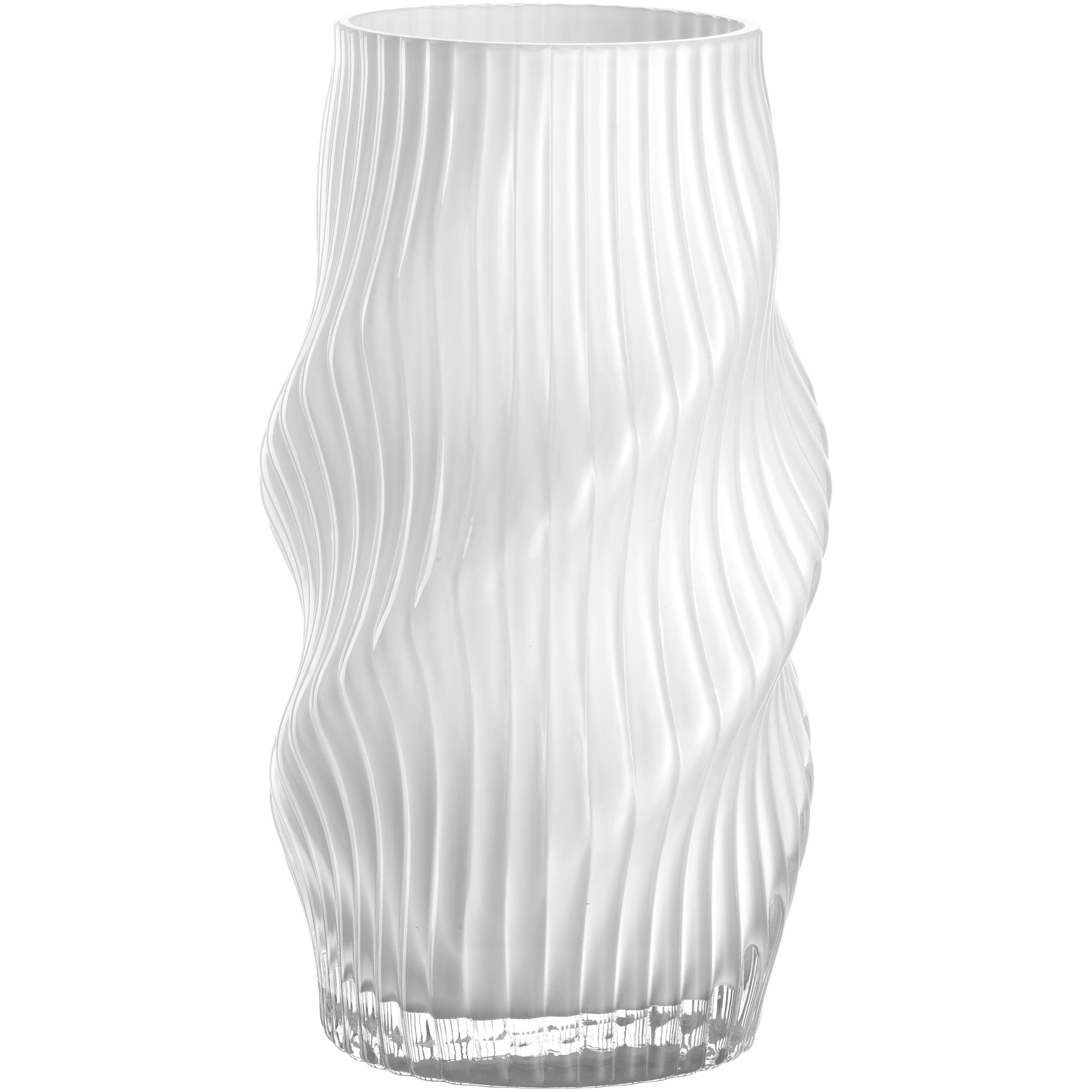 VASE VERDI  - Weiß, Basics, Glas (13/23/13cm) - Leonardo