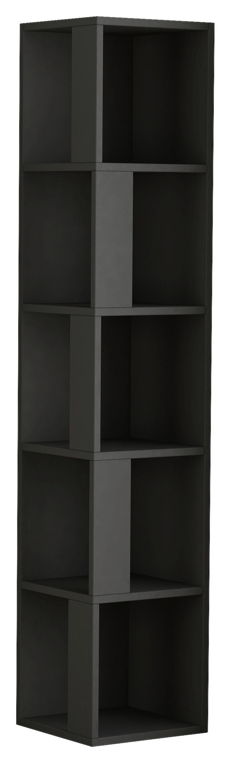 HÖRNHYLLA i 32/159/32 cm antracit  - antracit, Design, trämaterial (32/159/32cm) - Livetastic