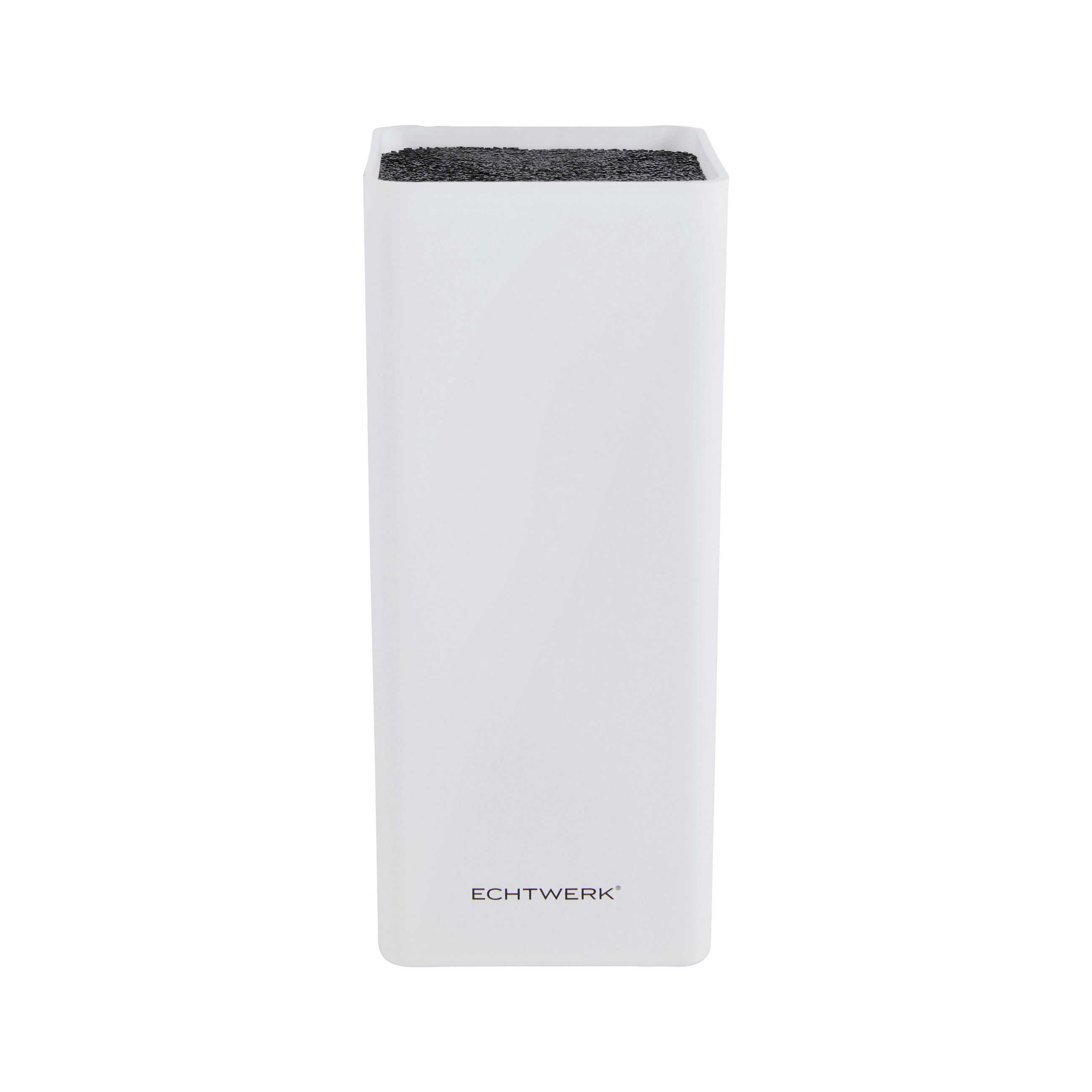 KNIVBLOCK  - vit, Modern, plast (22,8/10,7/10,7cm) - Echtwerk