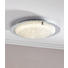 LED-DECKENLEUCHTE - Chromfarben, LIFESTYLE, Glas/Metall (42/9,5cm) - Novel