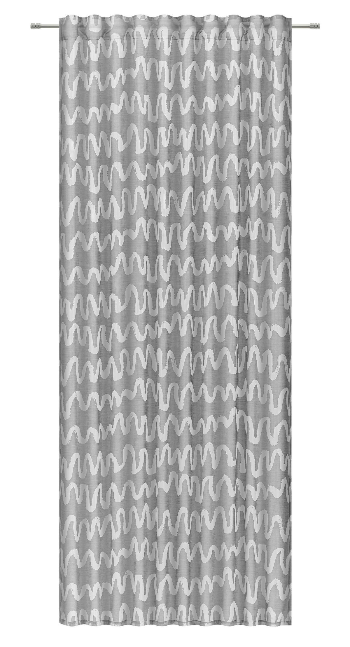 FERTIGVORHANG  halbtransparent  140/245 cm   - Grau, Design, Textil (140/245cm) - Esposa