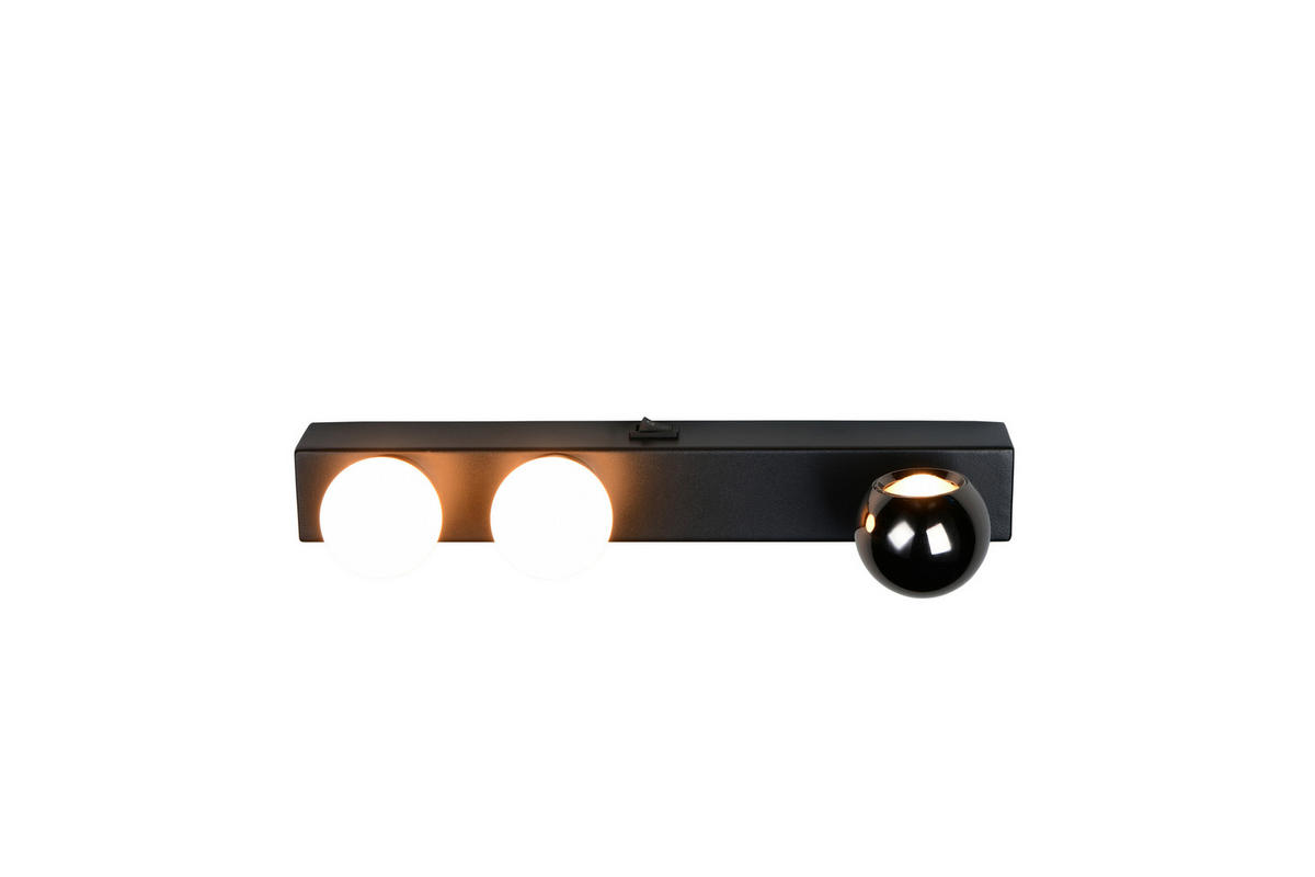 LED-WANDLEUCHTE Arpino 5/30/11 cm  - Schwarz/Weiß, Design, Kunststoff/Metall (5/30/11cm) - Trio Leuchten