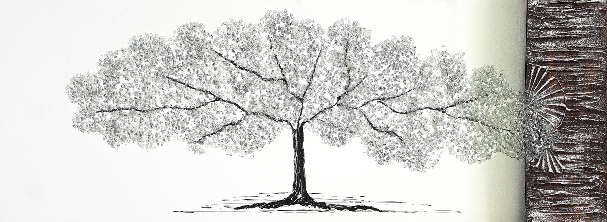 Monee Ölgemälde Mehrfarbig 150x55 cm