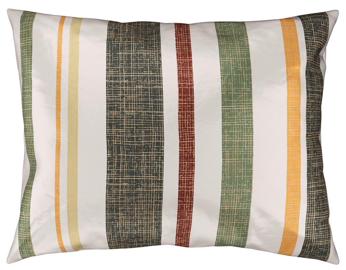 POSTELJINA COSLADA STRIPE 140/200 cm saten zelena  - zelena, Konvencionalno, tekstil (140/200cm) - Bio:Vio