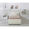 POLSTERBETT Matratze, Lattenrost, Bettkasten Creme 90/200 cm  - Creme, MODERN, Holz/Kunststoff (90/200cm) - MID.YOU