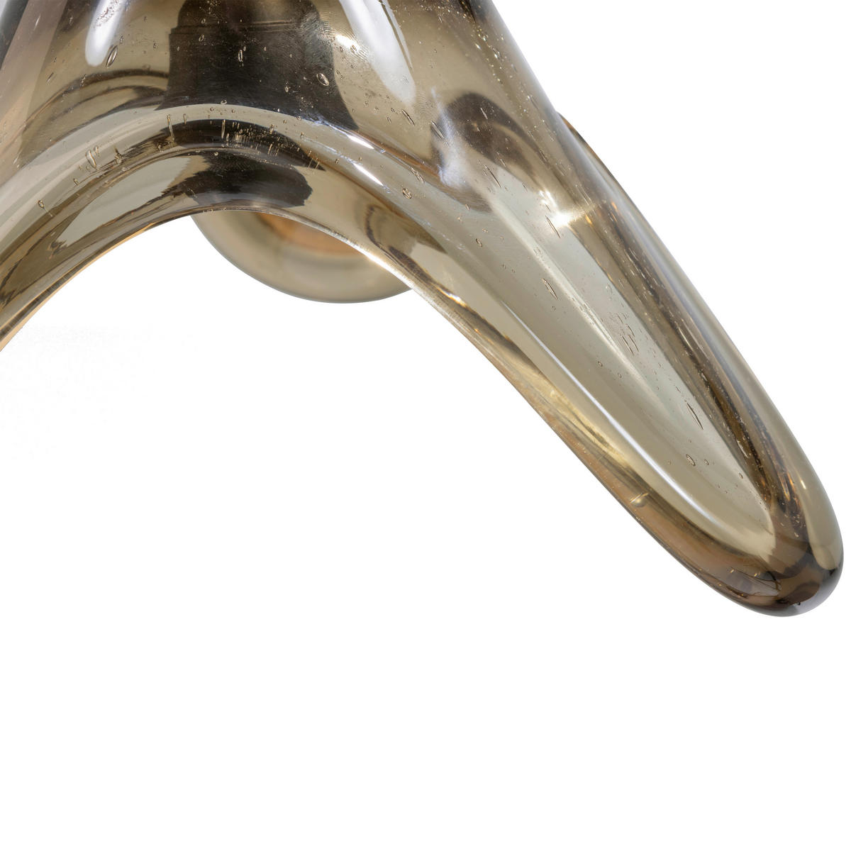 HÄNGELEUCHTE Elle 25/17/22 cm  - Grün, Basics, Glas (25/17/22cm) - Collet's Monde