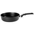 BRATPFANNE Perfect Cooking ILAG®-Antihaftbeschichtung 28 cm  - Edelstahlfarben/Schwarz, Basics, Kunststoff/Metall (28cm) - Homeware Profession.