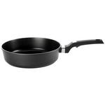 BRATPFANNE Perfect Cooking ILAG®-Antihaftbeschichtung 28 cm  - Edelstahlfarben/Schwarz, Basics, Kunststoff/Metall (28cm) - Homeware Profession.