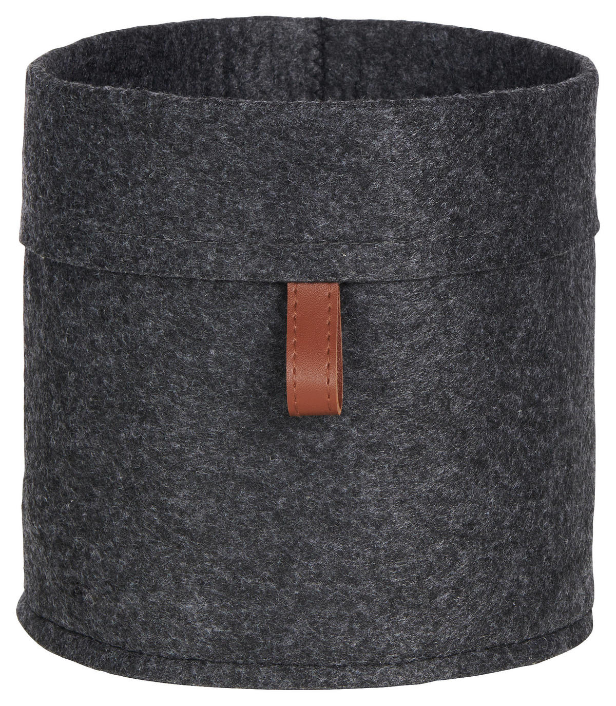 REGALKORB  18/18 cm - Dunkelgrau/Braun, Trend, Textil (18/18cm) - Landscape