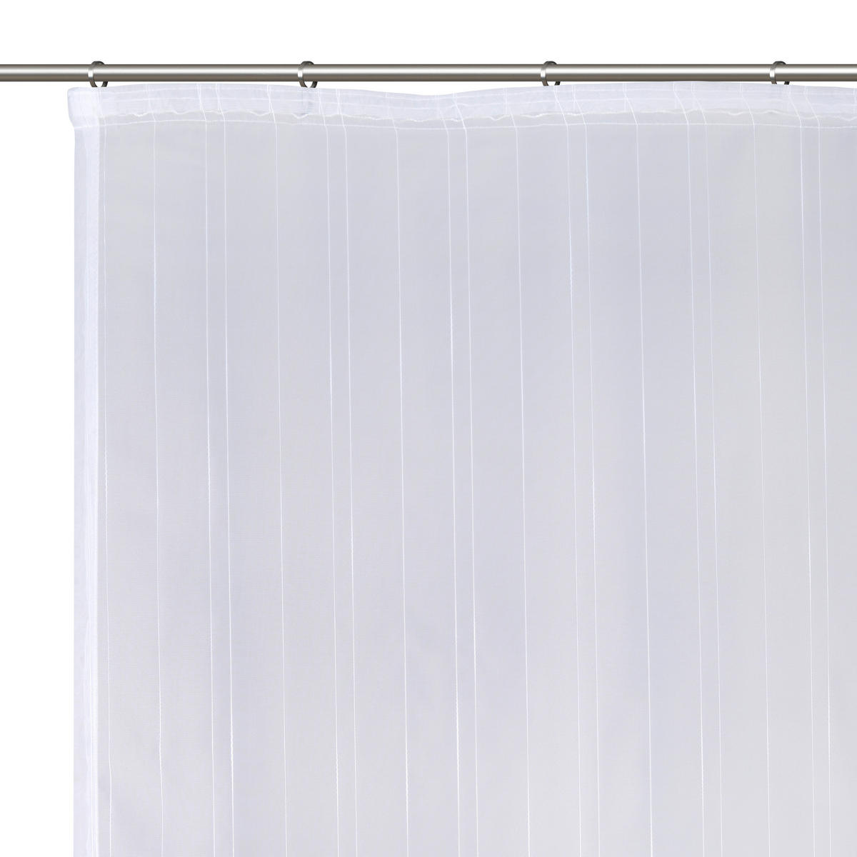 HOTOVÝ ZÁVĚS, průhledné, 300/245 cm - bílá, Basics, textil (300/245cm) - Esposa