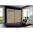 SCHWEBETÜRENSCHRANK in Weiß, Eichefarben - Eichefarben/Alufarben, Design, Holzwerkstoff (225/210/65cm) - Carryhome SCHWEBETÜRENSCHRANK in Weiß, Eichefarben - Eichefarben/Alufarben, Design, Holzwerkstoff (225/210/65cm) - Carryhome