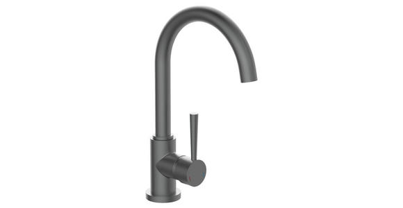 KÜCHENARMATUR - Graphitfarben, Basics, Metall (22/34/6cm) - Xora
