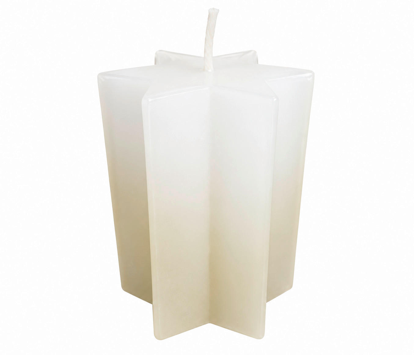 VÁLCOVÁ SVÍČKA - bílá/barvy zlata, Lifestyle, parafín/textil (8/12cm) - X-Mas