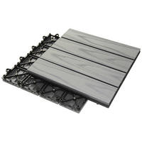 TERRASSENFLIESE - Hellgrau, Konventionell, Holzwerkstoff (30/30/2,4cm) - Ambia Garden