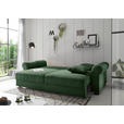 SCHLAFSOFA in Cord Dunkelgrün  - Dunkelgrün/Schwarz, KONVENTIONELL, Kunststoff/Textil (247/95/125cm) - Hom`in
