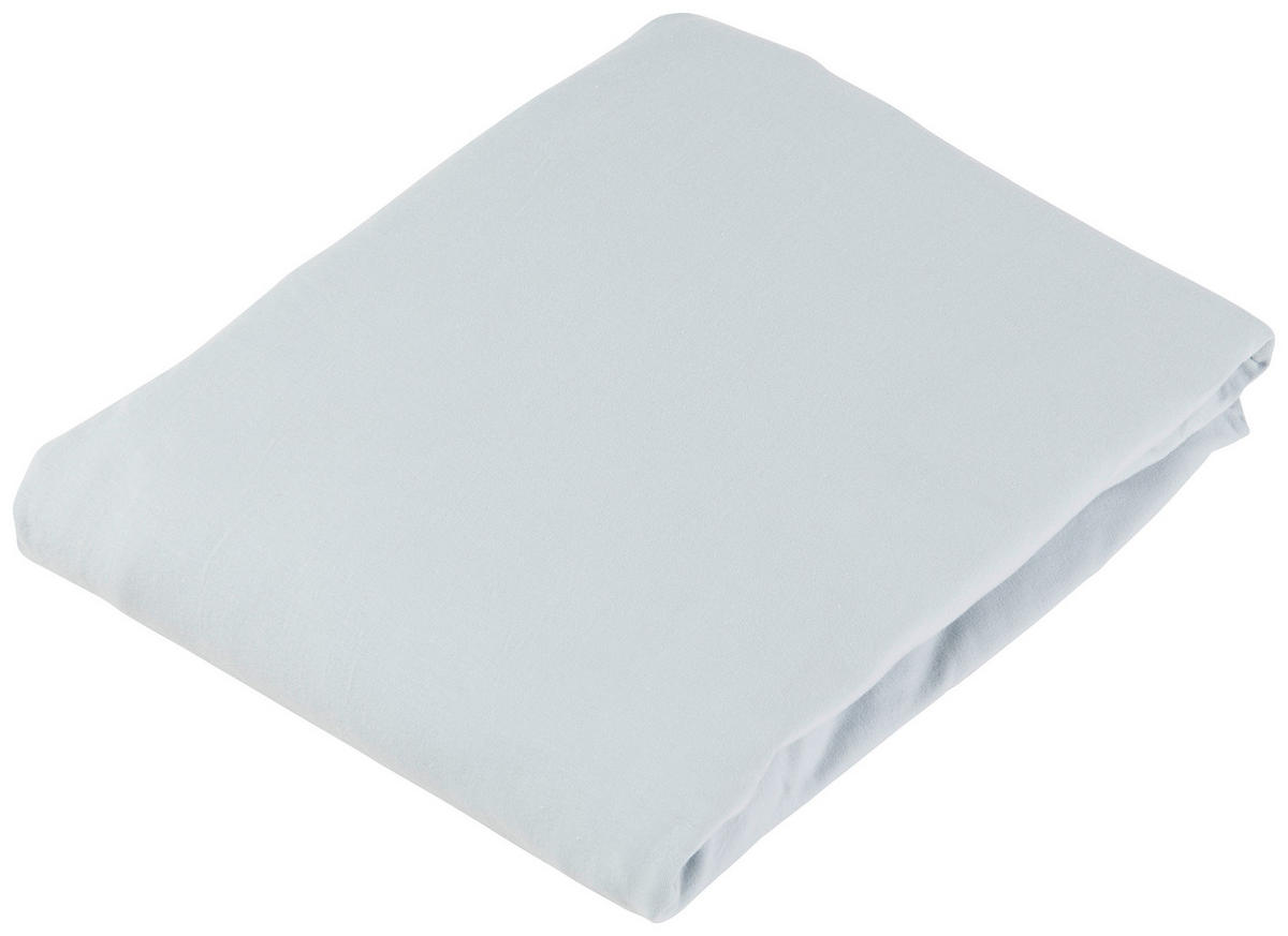 SPANNLEINTUCH 180/200 cm Jersey  - Pastellblau, KONVENTIONELL, Textil (180/200cm) - Fleuresse