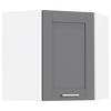 ECKOBERSCHRANK 57/60/57 cm  - Anthrazit/Weiß, Trend, Holzwerkstoff/Kunststoff (57/60/57cm) - MID.YOU