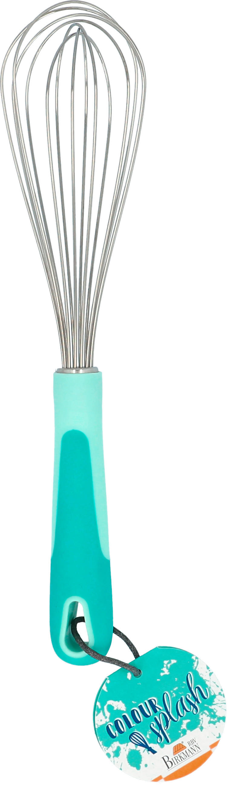 SCHNEEBESEN - Türkis/Edelstahlfarben, Basics, Kunststoff/Metall (6,5/27cm) - Birkmann