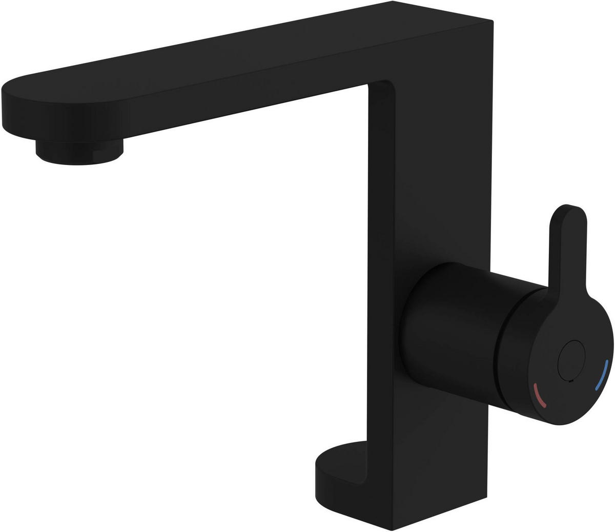 WASCHTISCHARMATUR 4,5/15,0/16,8 cm  - Schwarz, Basics, Metall (4,5/15,0/16,8cm)