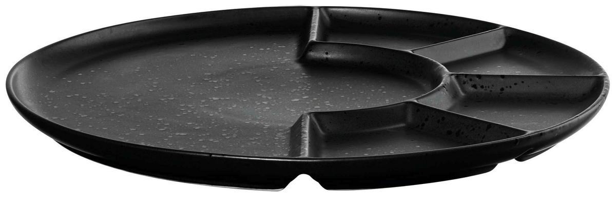 FONDUETELLER Schwarz 24,2 cm COPPA KURO  - Schwarz, Design, Keramik (24,2cm) - ASA