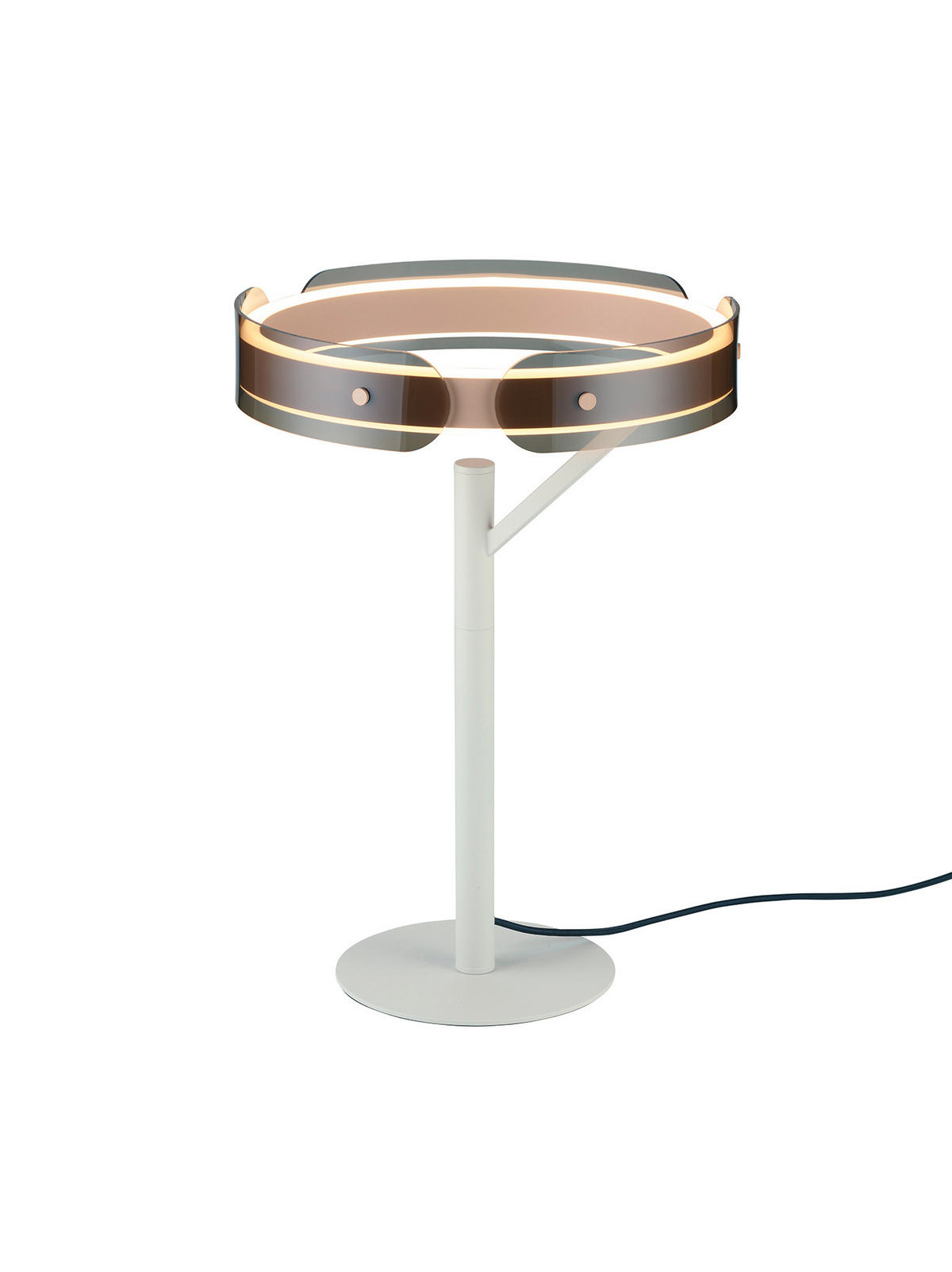 LED-TISCHLEUCHTE Valeria 30/44,5 cm   - Grau, MODERN, Kunststoff/Metall (30/44,5cm) - Musterring