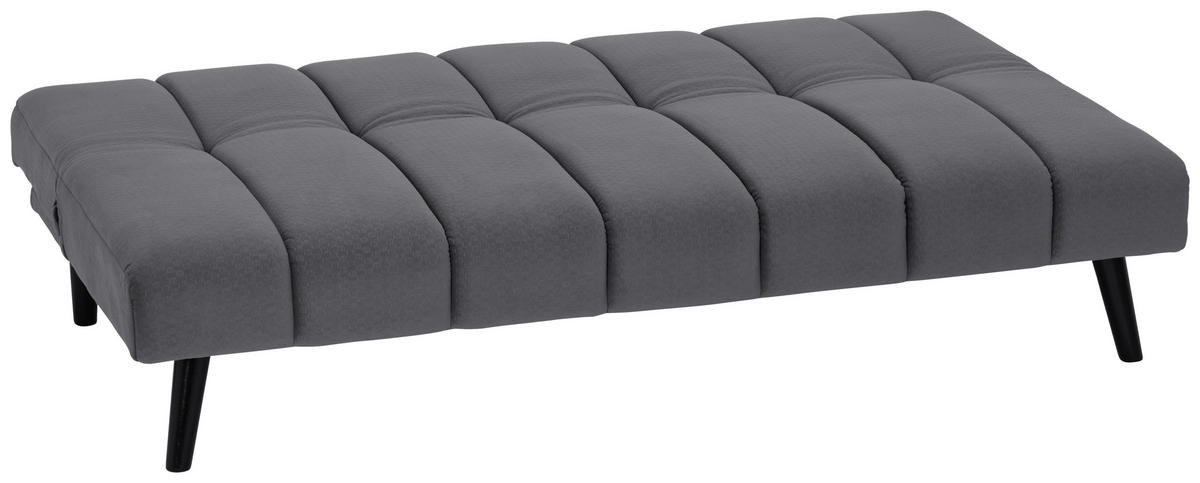 JUGEND- UND KINDERSOFA Flanell Dunkelgrau  - Dunkelgrau/Schwarz, MODERN, Holz/Textil (180/81/93cm) - P & B