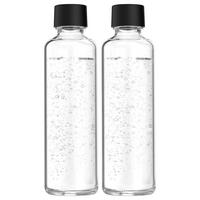 WASSERSPRUDLER-FLASCHE Logan 2er Set  - Transparent, Basics, Glas (8.3/28.5/8.3cm) - Sodapop