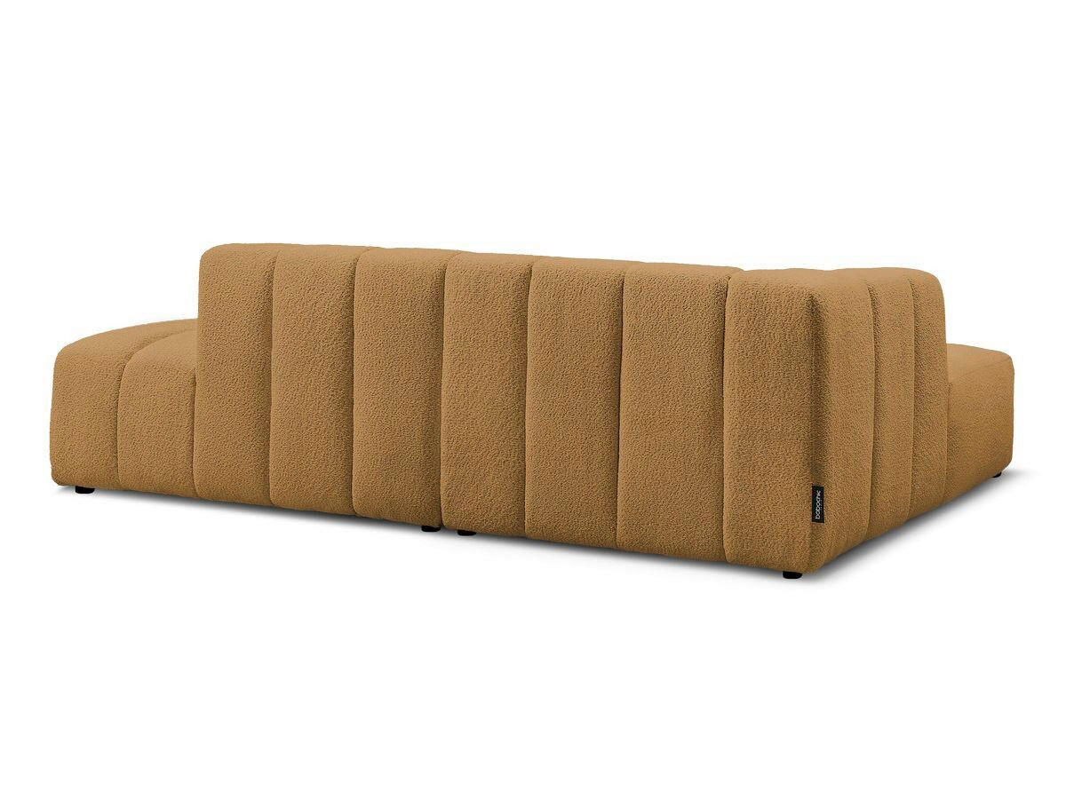 ECKSOFA  ANNECY Gelb Bouclé  - Gelb/Schwarz, MODERN, Kunststoff/Textil (170/262cm)