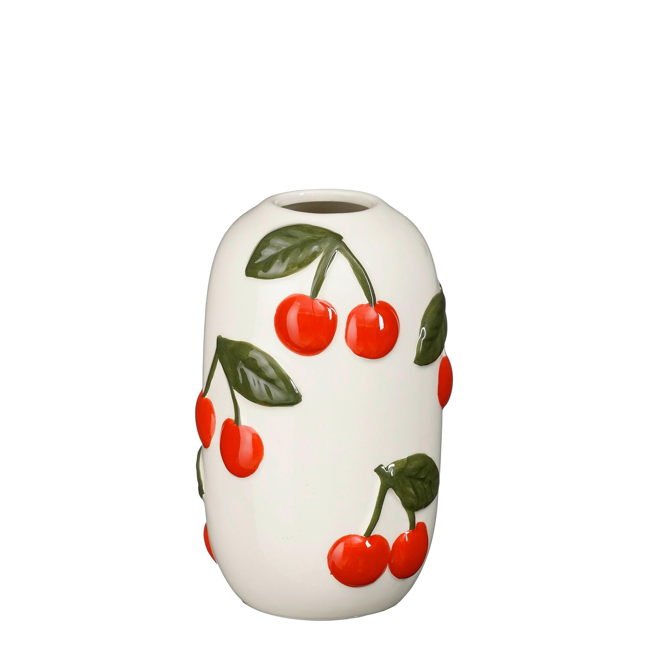 VAZA     keramika  - crvena, Osnovno, keramika (7.5/7.5/13.0cm)