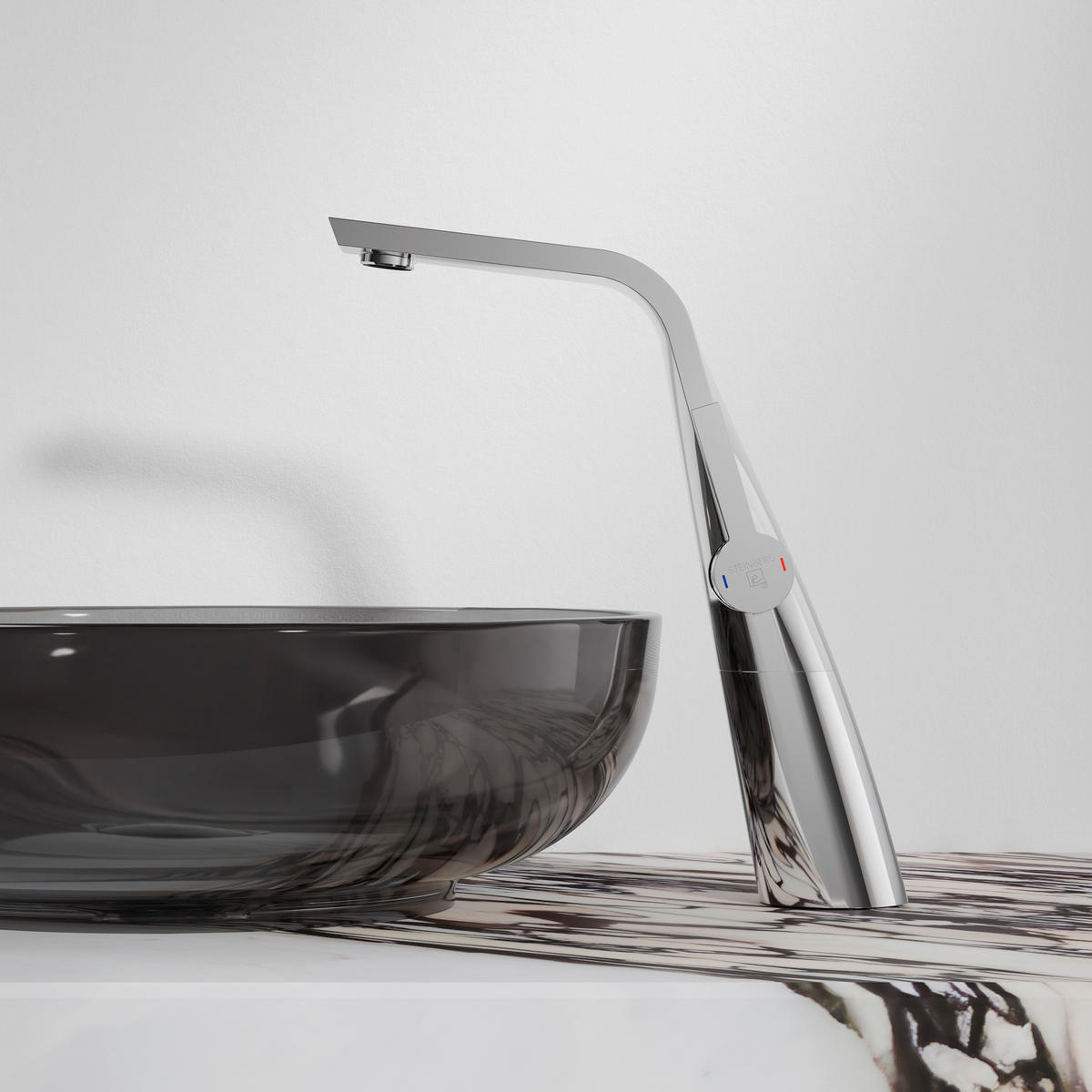 WASCHTISCHARMATUR 260 1700 1  - Chromfarben, MODERN, Metall (6,1/27,9/23,7cm)