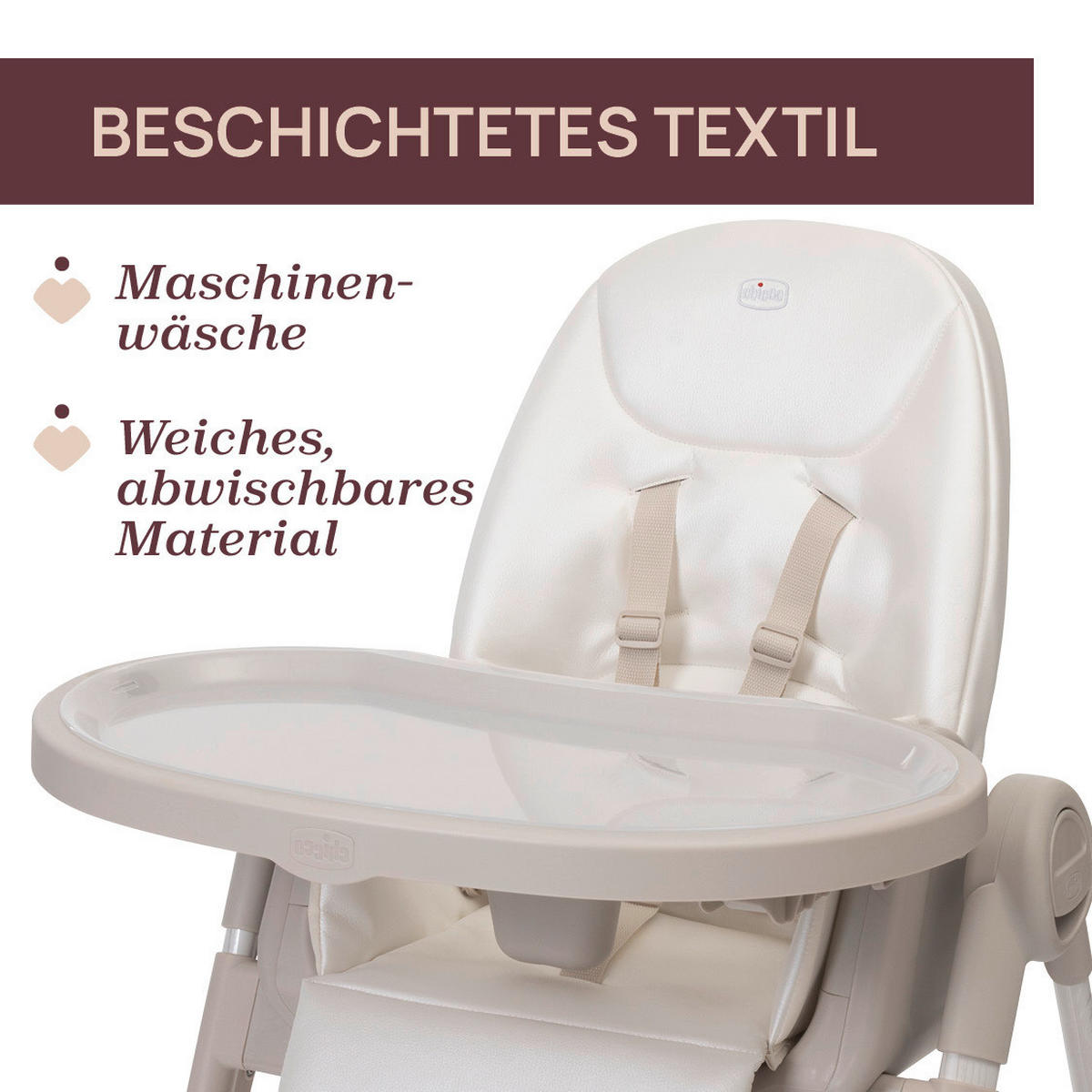 HOCHSTUHL Polly Armonia  - Alabasterfarben, Basics, Kunststoff (57/79-104/90cm) - Chicco