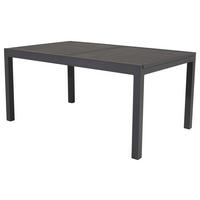 GARTENTISCH Metall Schwarz rechteckig  - Schwarz, KONVENTIONELL, Metall (160/100/75cm) - Gardenson