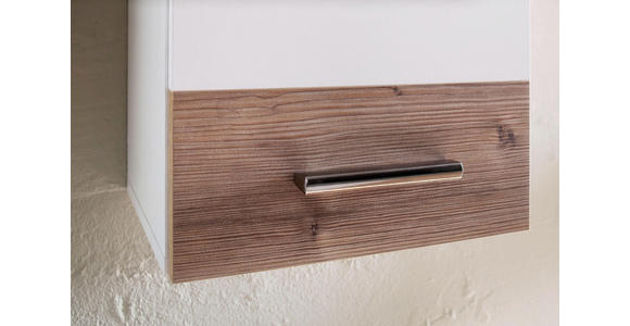 BADEZIMMER - Eichefarben/Weiß, Design, Glas/Holzwerkstoff (170/194/35cm) - Xora