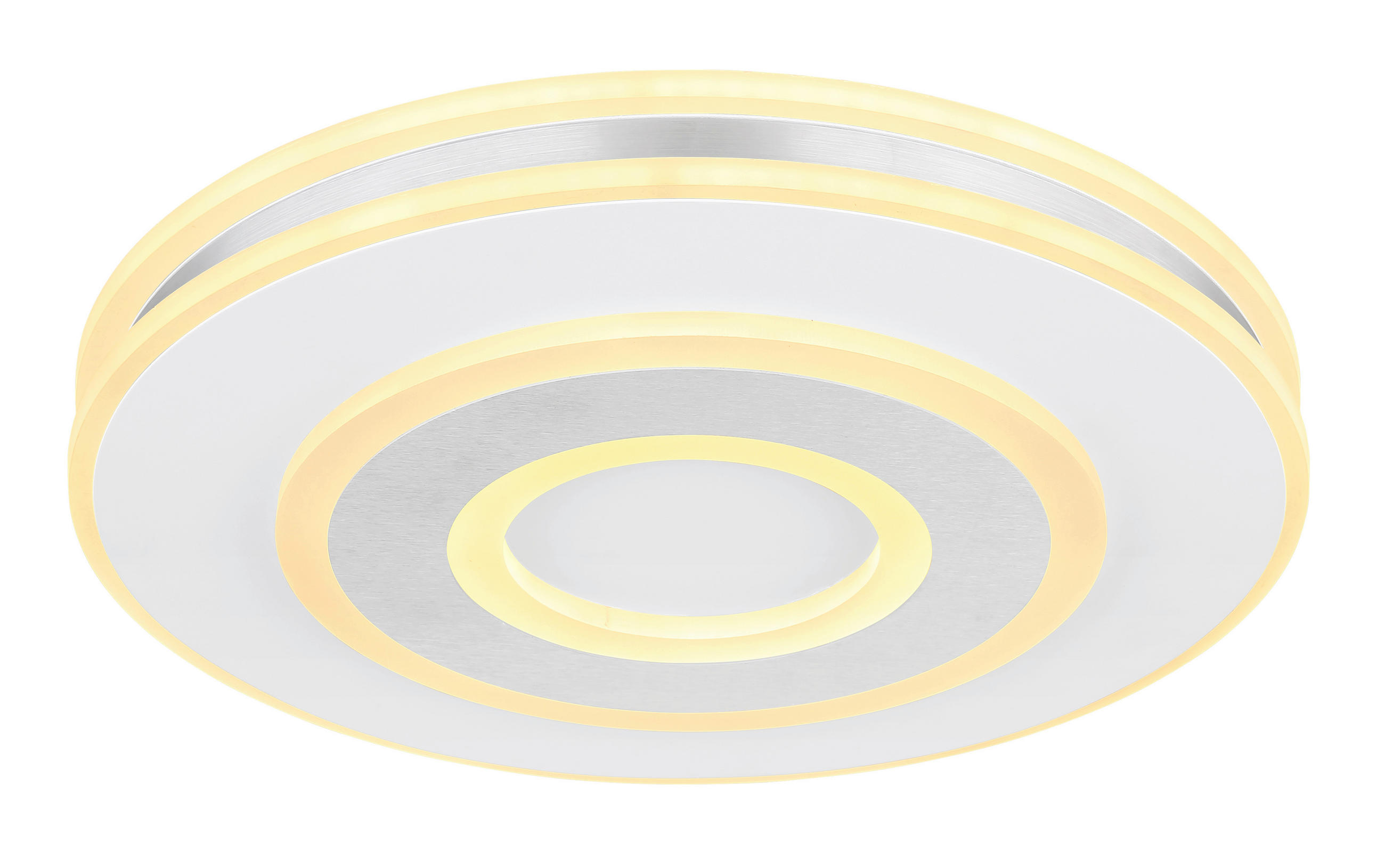 LED-DECKENLEUCHTE MARU 42/6,5 cm   - Opal/Weiß, Basics, Kunststoff/Metall (42/6,5cm)