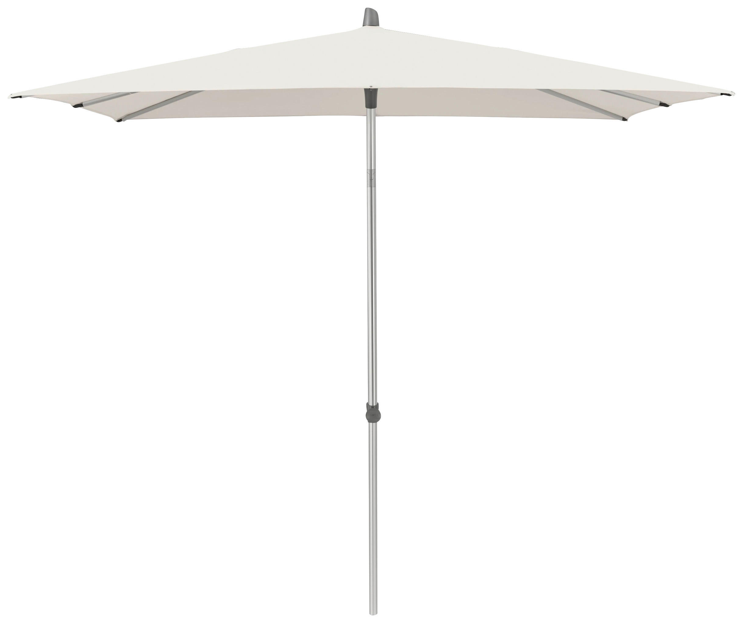 SONNENSCHIRM 210x150 cm Hellgelb  - Silberfarben/Hellgelb, MODERN, Textil/Metall (210/150cm) - Glatz