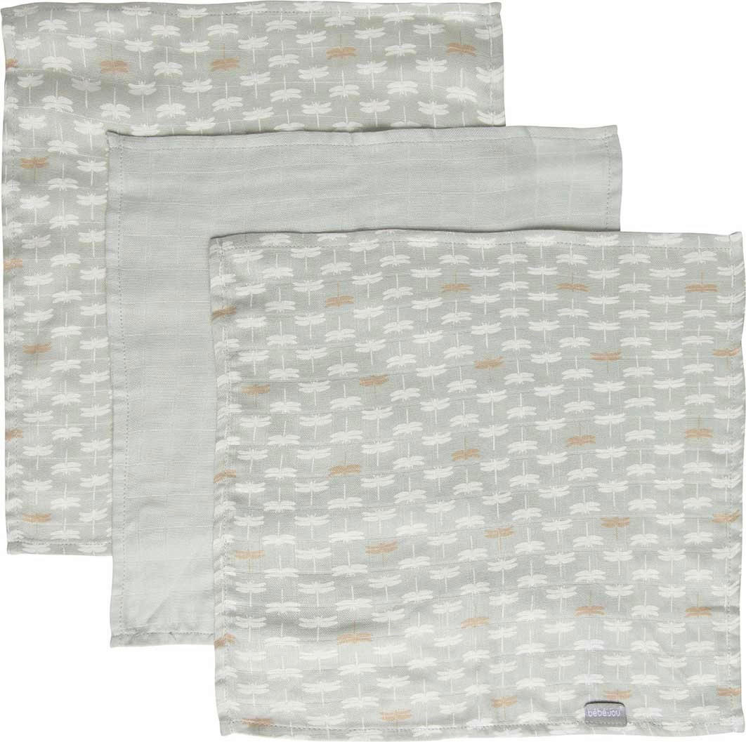 WASCHTUCH Riverside  - Pastellgrün/Goldfarben, Basics, Textil (32/32/0.5cm) - Bebe Jou