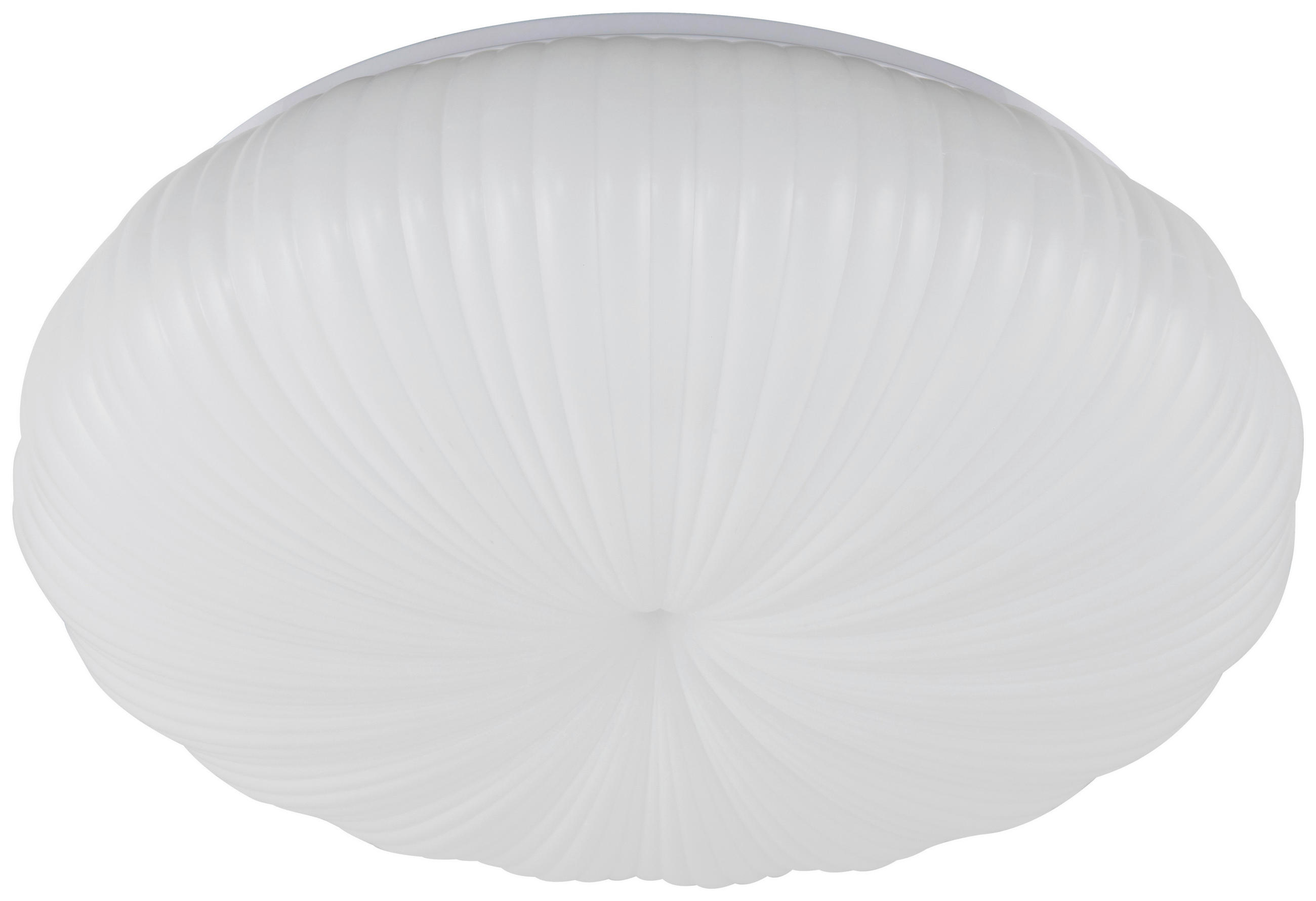 DECKENLEUCHTE  52/15.5 cm    - Weiß, Design, Kunststoff/Metall (52/15.5cm) - Collet's Monde