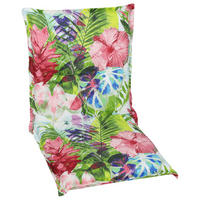 SESSELAUFLAGE Blätter  - Grau/Grün, Design, Textil (48/5/98cm)