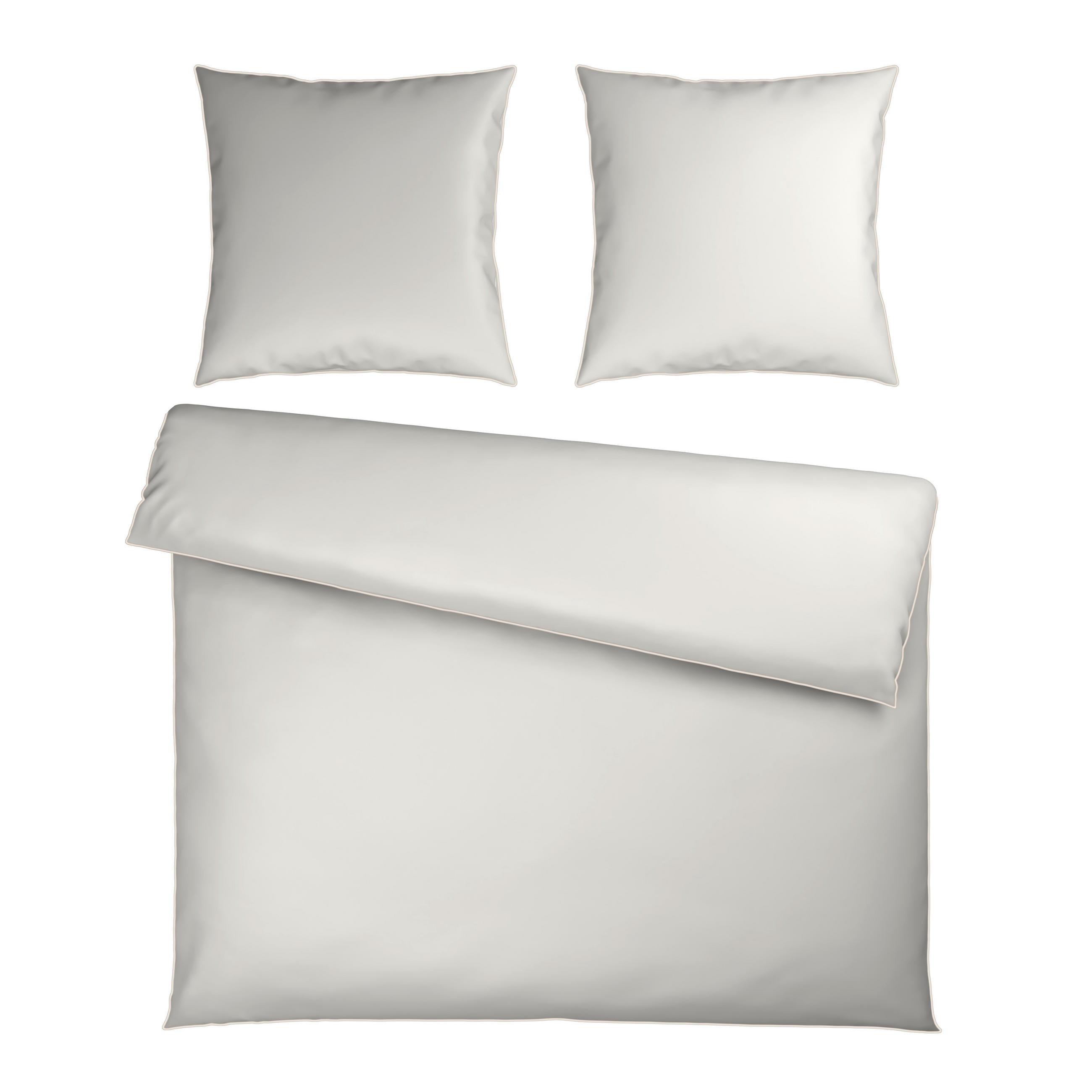 BETTWÄSCHE Calla Flachgewebe 200/200 cm  - Weiß, Basics, Textil (200/200cm) - Dieter Knoll