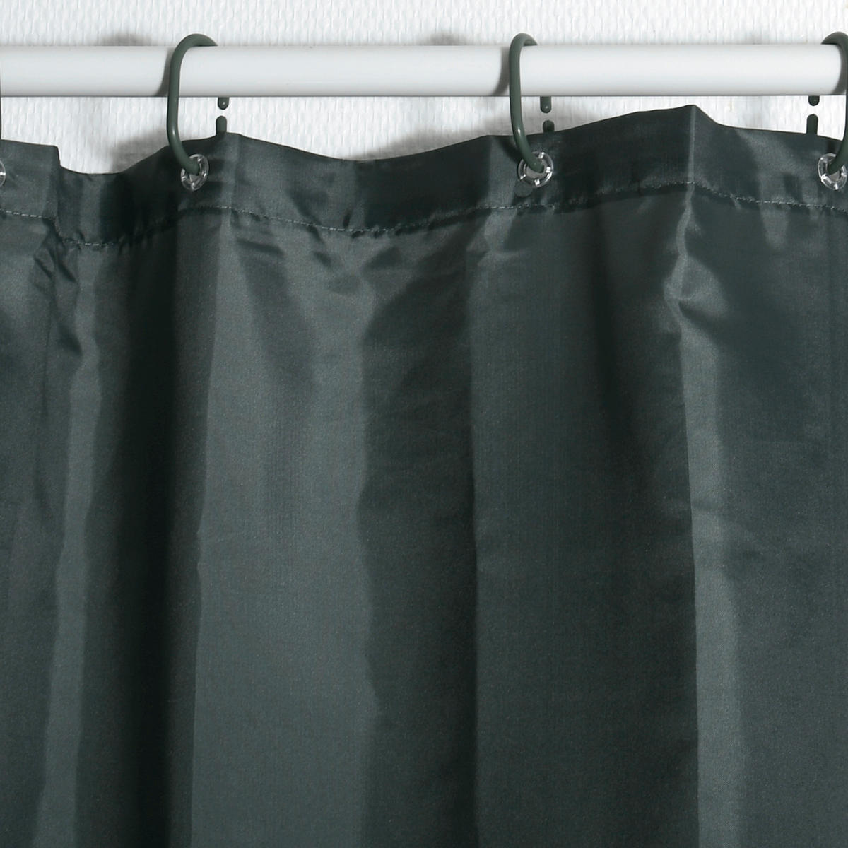 DUSCHVORHANG 180/200 cm  - Dunkelgrün, Basics, Textil (180/200cm) - MSV