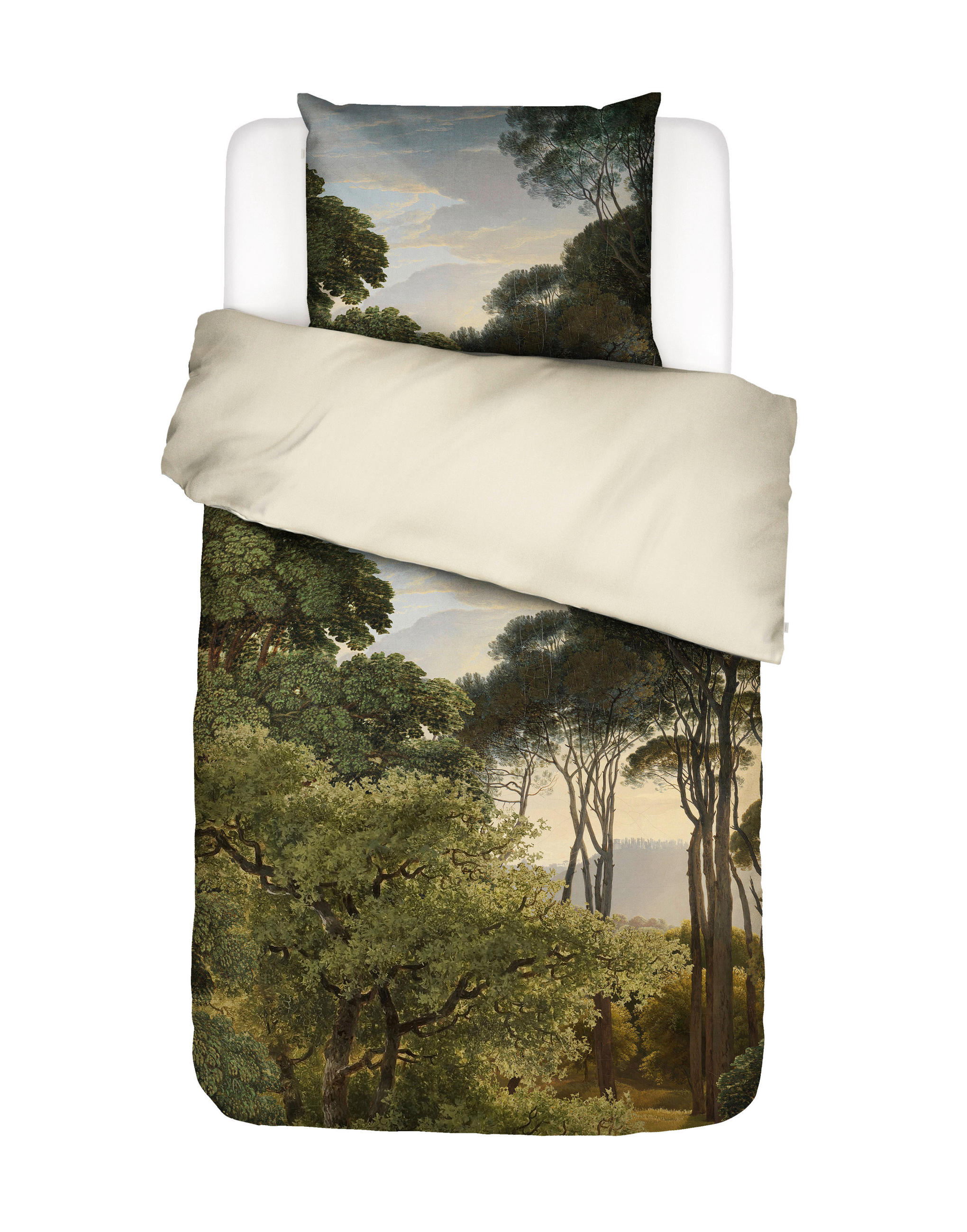 POVLAK NA PŘIKRÝVKU krémová 140/200 cm - krémová, Romantický / Rustikální, textil (140/200cm) - Essenza