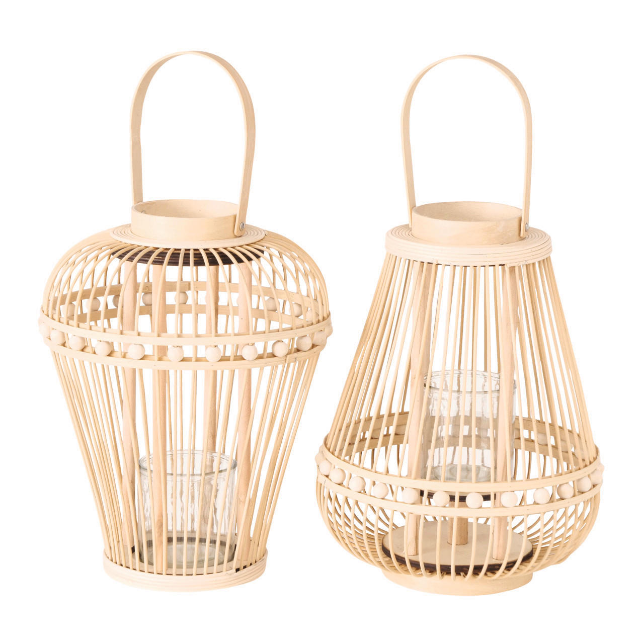 WINDLICHT - Naturfarben, Basics, Holz (30/28/36cm) - Ambia Home