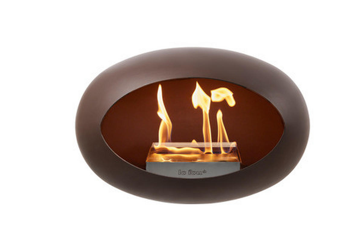 LE FEU DOME KAMIN NA ETANOL - mokka, Basics, metal (59/68/106cm)